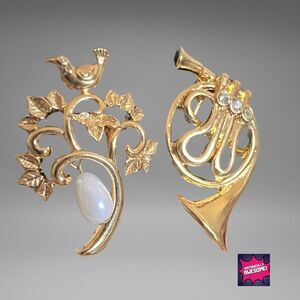 1990 Avon 12 Days of Christmas Lapel Pin Brooch | RARE Holiday Pins- NIB